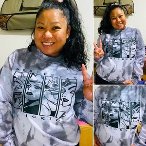 Hand dyed Disney villains shirt